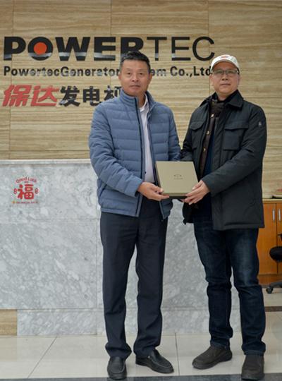 梁介福（廣東）藥業(yè)有限公司一行蒞臨保達(dá)見證發(fā)電機(jī)組出廠測(cè)試驗(yàn)收
